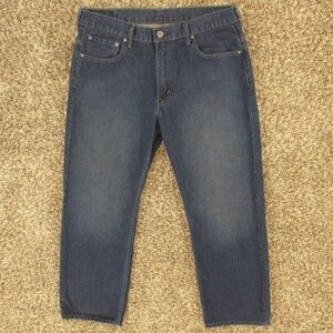Levi's Jeans Men's 35x29‎ Dark Wash 569 Loose Straight Fit Denim